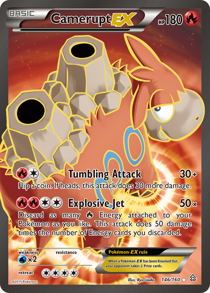 Camerupt EX (146/160) [XY: Primal Clash] | Galaxy Games LLC