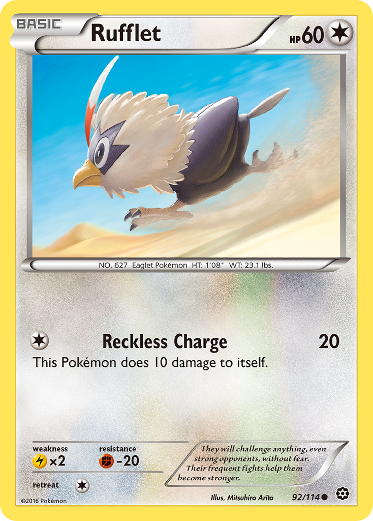 Rufflet (92/114) [XY: Steam Siege] | Galaxy Games LLC