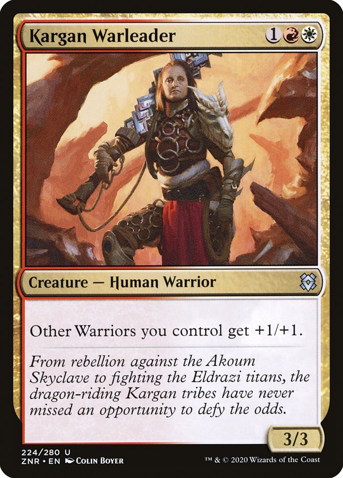 Kargan Warleader [Zendikar Rising] | Galaxy Games LLC