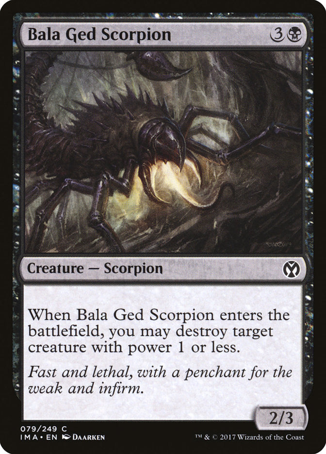 Bala Ged Scorpion [Iconic Masters] | Galaxy Games LLC