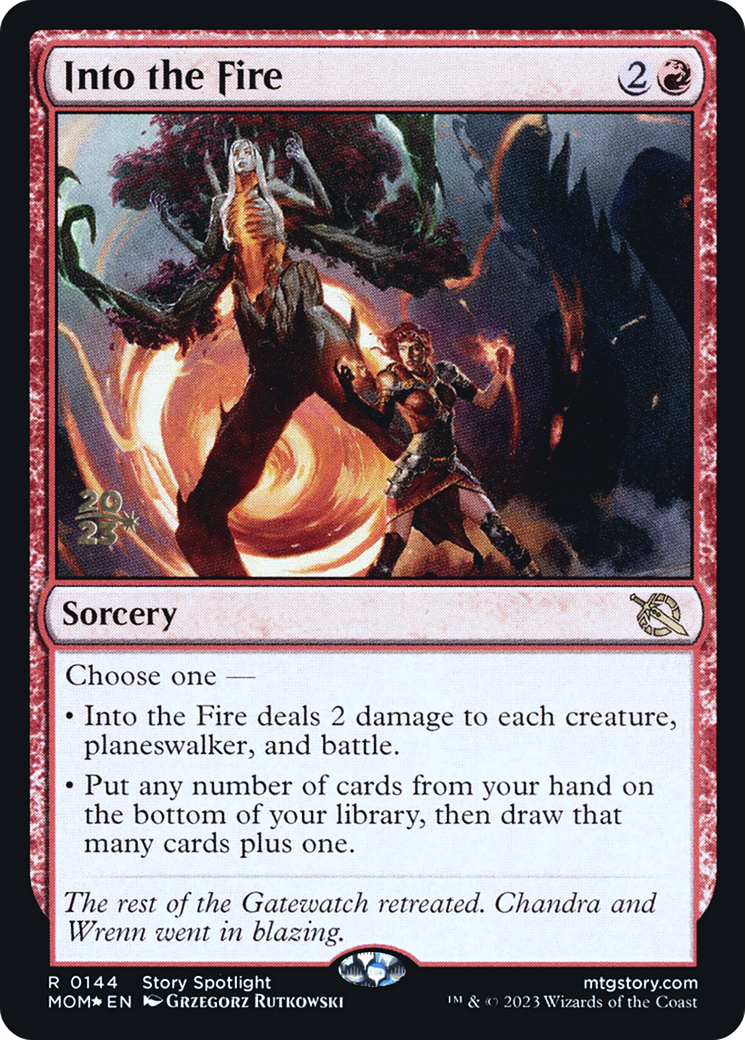 Into the Fire [March of the Machine Prerelease Promos] | Galaxy Games LLC