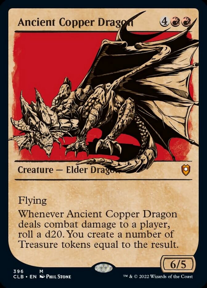 Ancient Copper Dragon (Showcase) [Commander Legends: Battle for Baldur's Gate] | Galaxy Games LLC