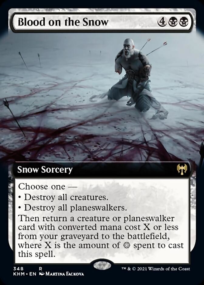 Blood on the Snow (Extended Art) [Kaldheim] | Galaxy Games LLC