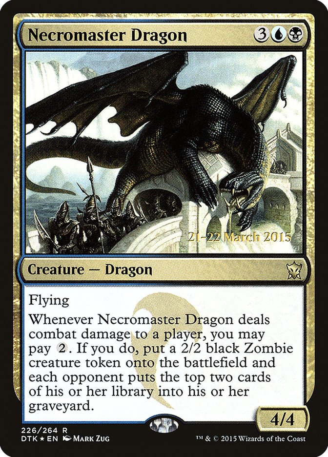 Necromaster Dragon [Dragons of Tarkir Prerelease Promos] | Galaxy Games LLC