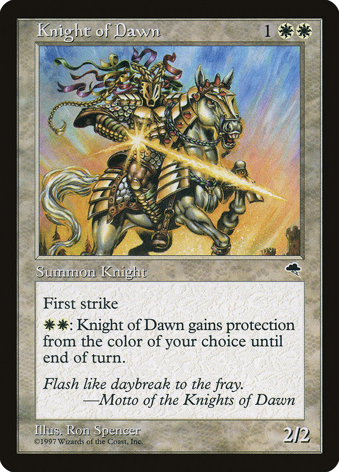 Knight of Dawn [Tempest] | Galaxy Games LLC