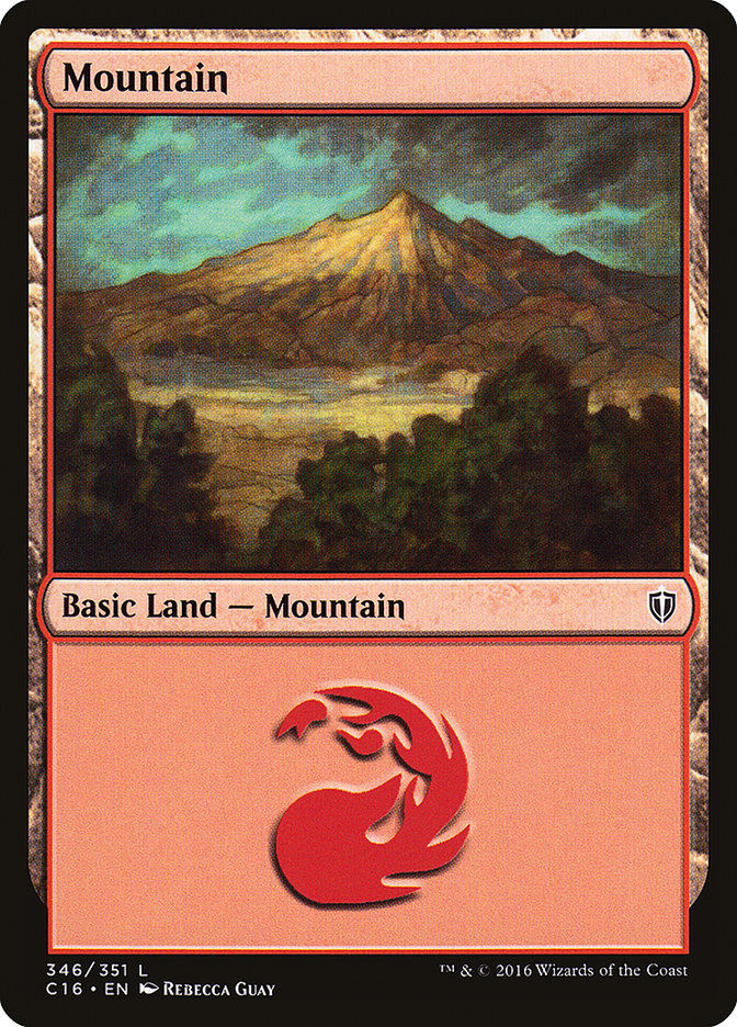 Mountain (346) [Commander 2016] | Galaxy Games LLC