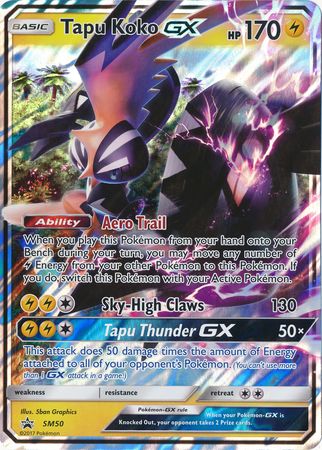 Tapu Koko GX (SM50) (Jumbo Card) [Sun & Moon: Black Star Promos] | Galaxy Games LLC