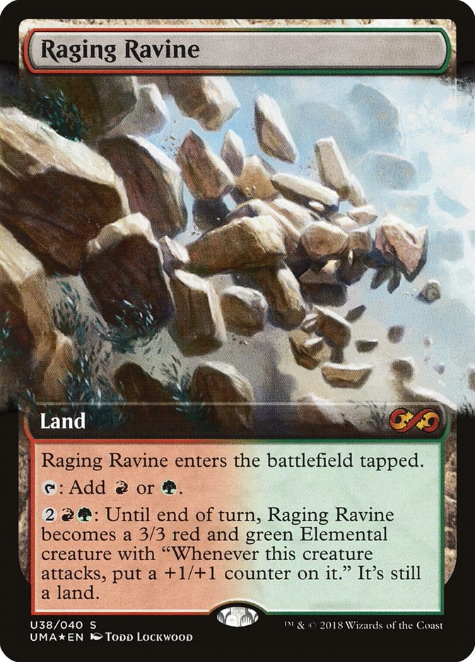 Raging Ravine (Topper) [Ultimate Masters Box Topper] | Galaxy Games LLC