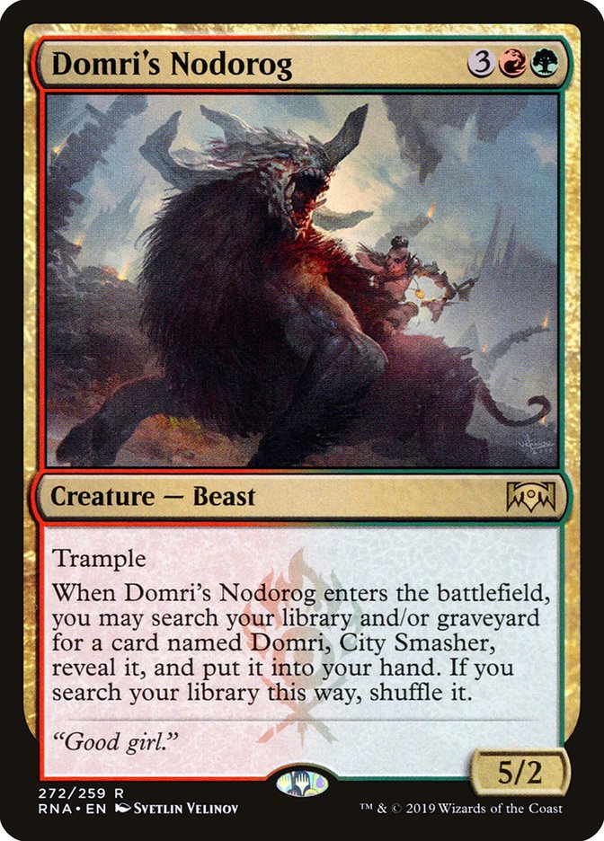 Domri's Nodorog [Ravnica Allegiance] | Galaxy Games LLC