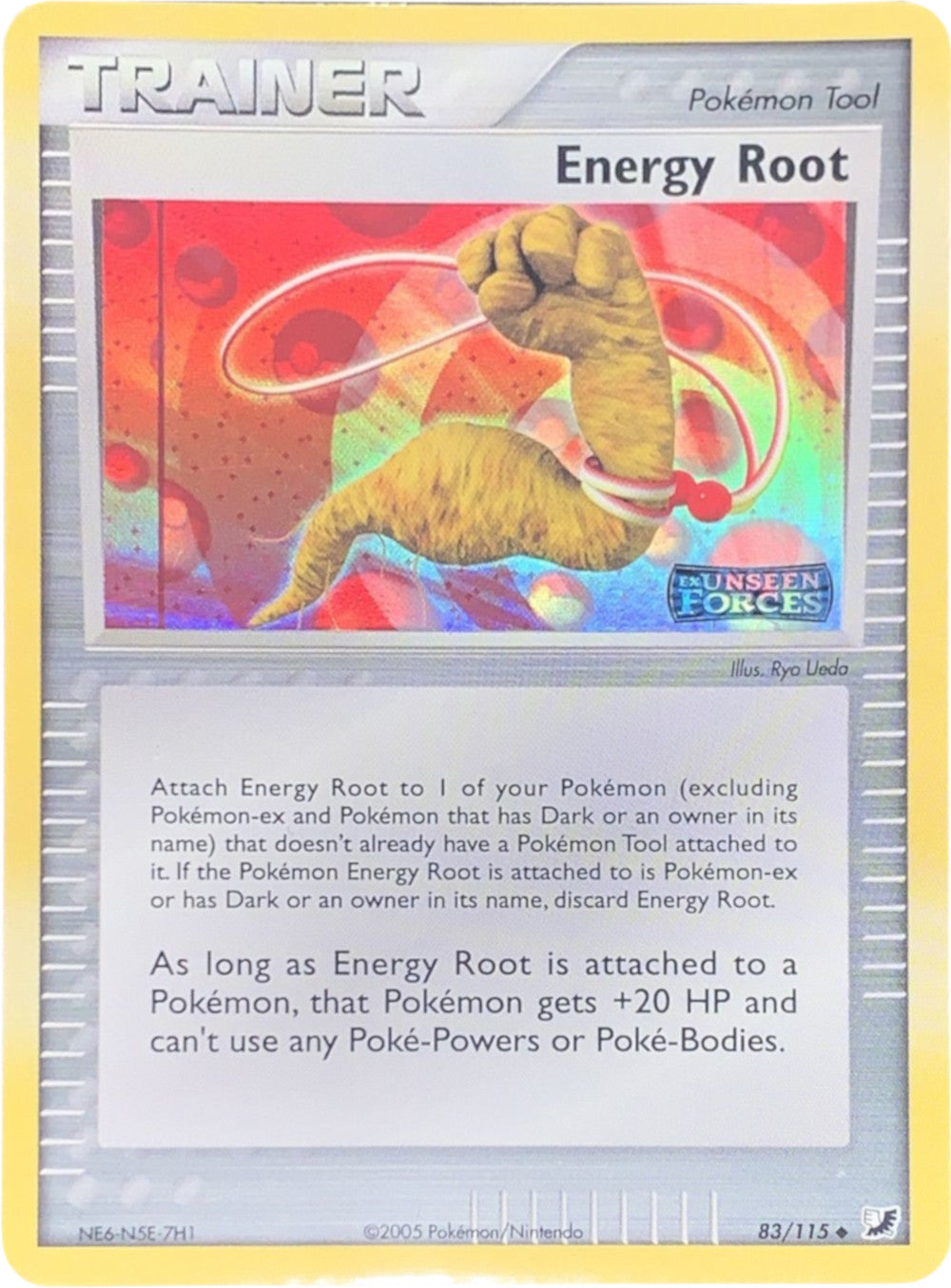 Energy Root (83/115) (Stamped) [EX: Unseen Forces] | Galaxy Games LLC