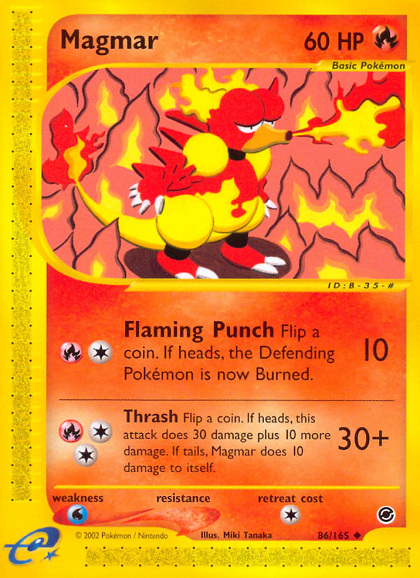 Magmar (86/165) [Expedition: Base Set] | Galaxy Games LLC