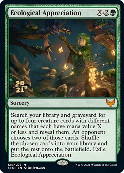 Ecological Appreciation [Strixhaven: School of Mages Prerelease Promos] | Galaxy Games LLC