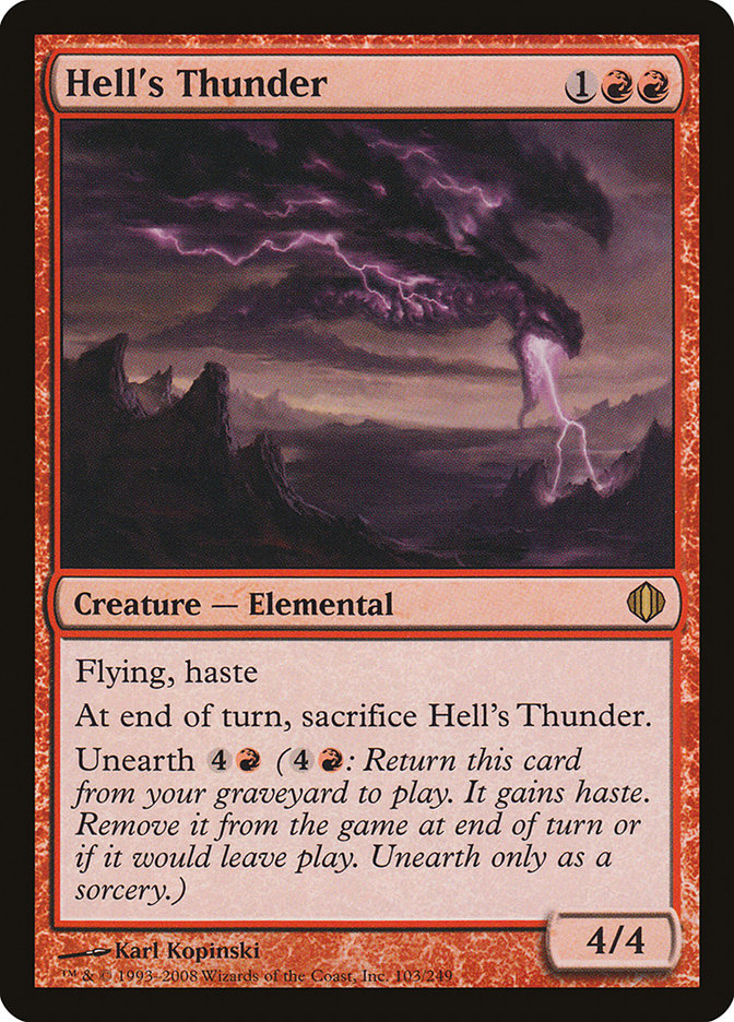 Hell's Thunder [Shards of Alara] | Galaxy Games LLC