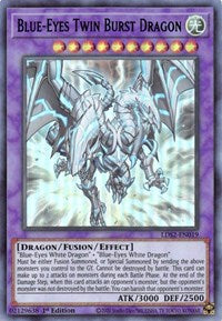 Blue-Eyes Twin Burst Dragon (Blue) [LDS2-EN019] Ultra Rare | Galaxy Games LLC