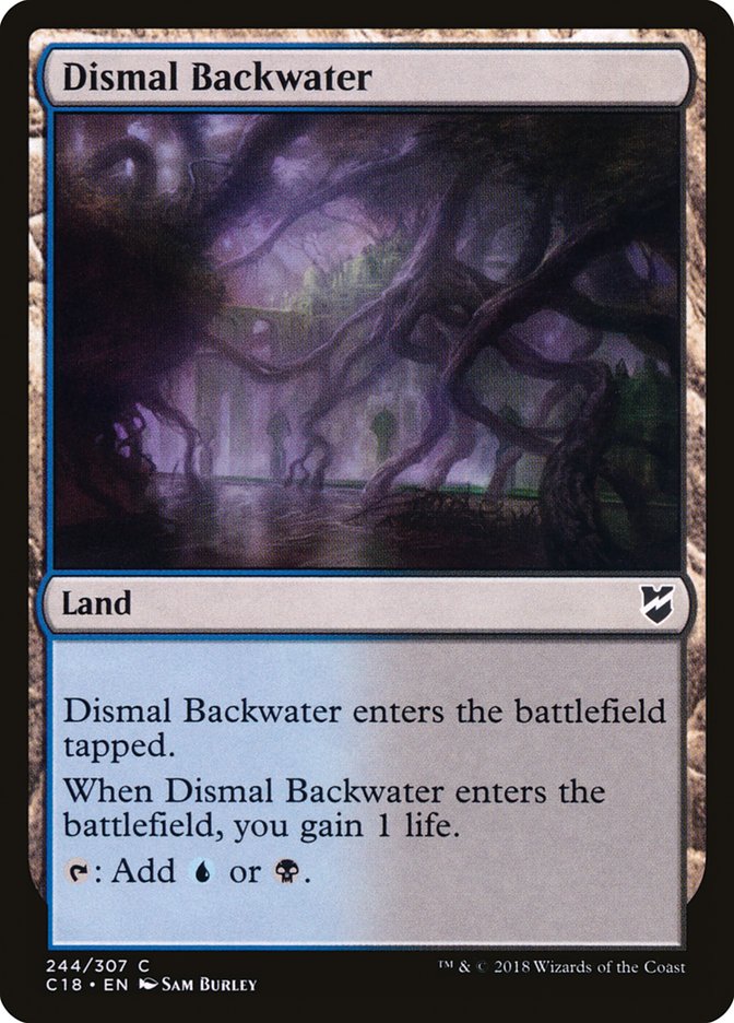 Dismal Backwater [Commander 2018] | Galaxy Games LLC