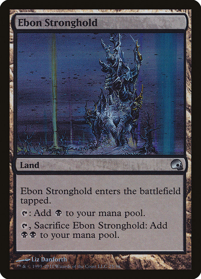 Ebon Stronghold [Premium Deck Series: Graveborn] | Galaxy Games LLC