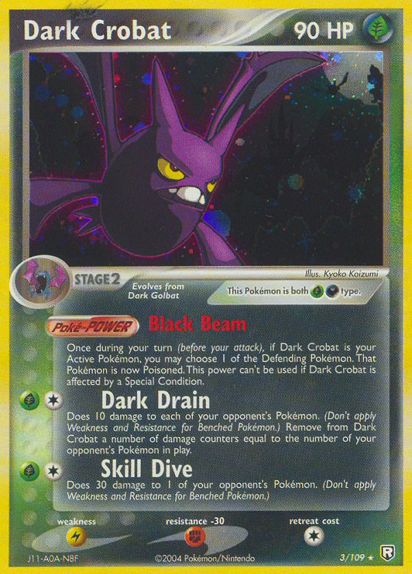 Dark Crobat (3/109) [EX: Team Rocket Returns] | Galaxy Games LLC