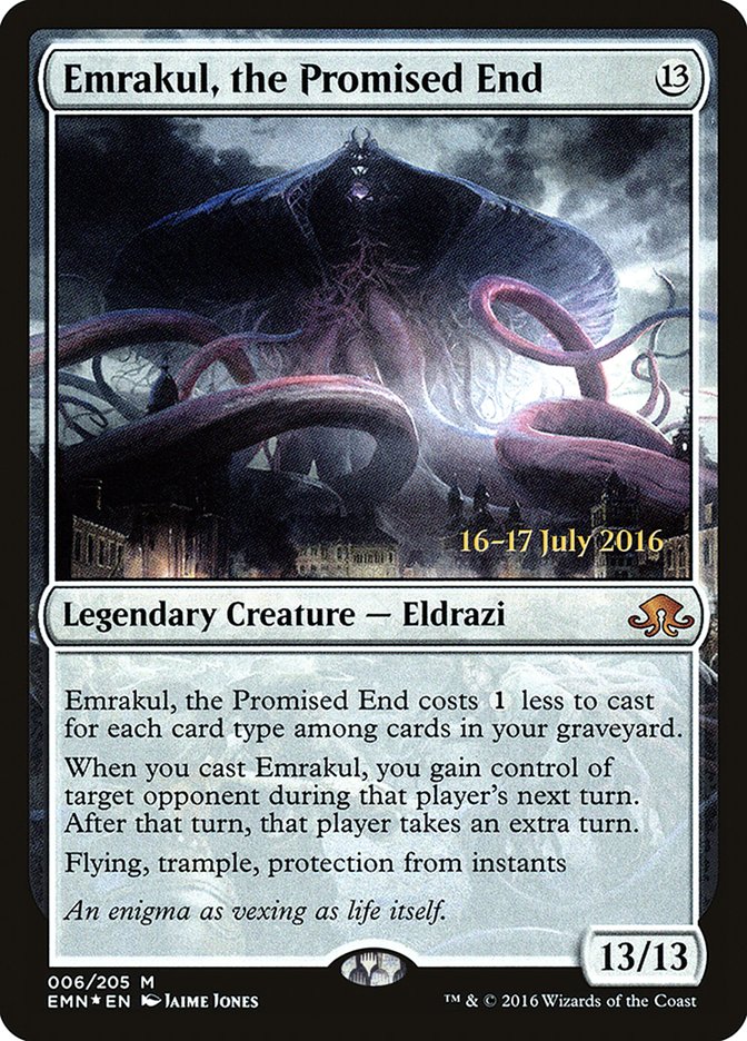 Emrakul, the Promised End [Eldritch Moon Prerelease Promos] | Galaxy Games LLC