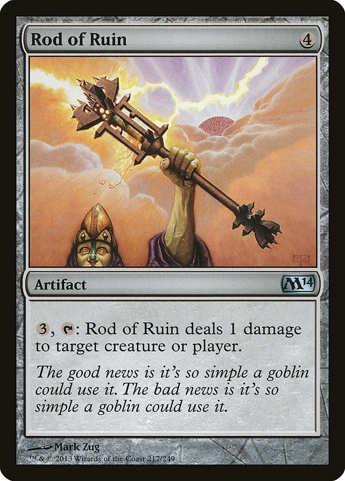 Rod of Ruin [Magic 2014] | Galaxy Games LLC