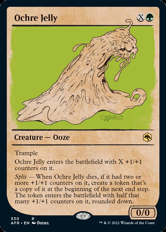 Ochre Jelly (Showcase) [Dungeons & Dragons: Adventures in the Forgotten Realms] | Galaxy Games LLC