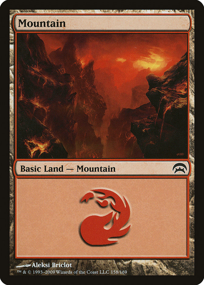 Mountain (158) [Planechase] | Galaxy Games LLC