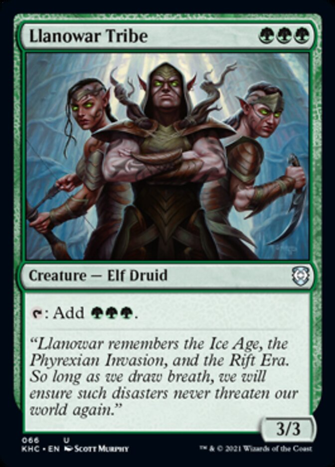 Llanowar Tribe [Kaldheim Commander] | Galaxy Games LLC