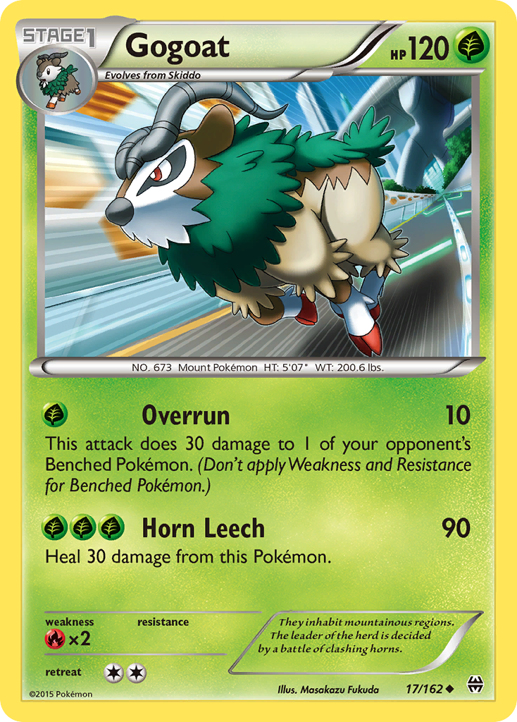 Gogoat (17/162) [XY: BREAKthrough] | Galaxy Games LLC