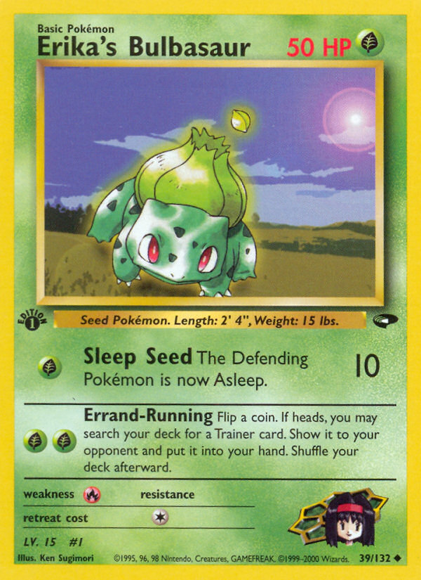 Erika's Bulbasaur (39/132) [Gym Challenge 1st Edition] | Galaxy Games LLC