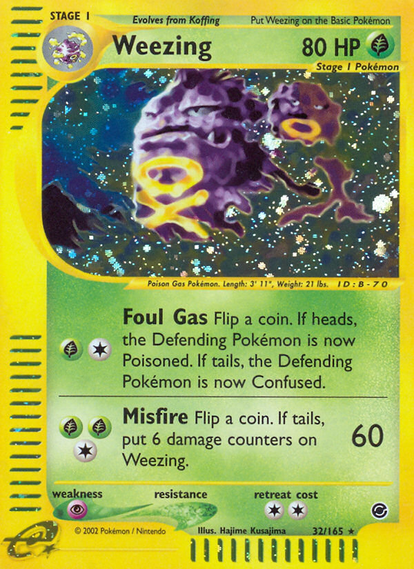 Weezing (32/165) [Expedition: Base Set] | Galaxy Games LLC