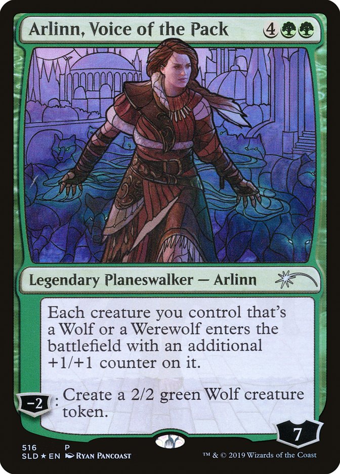 Arlinn, Voice of the Pack (Stained Glass) [Secret Lair Drop Promos] | Galaxy Games LLC