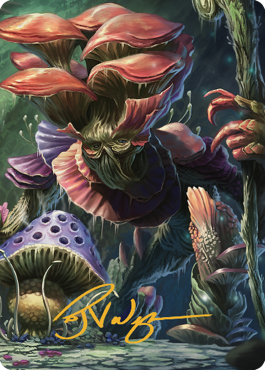 Myconid Spore Tender Art Card (Gold-Stamped Signature) [Commander Legends: Battle for Baldur's Gate Art Series] | Galaxy Games LLC