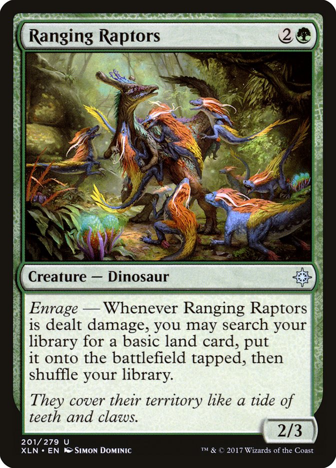 Ranging Raptors [Ixalan] | Galaxy Games LLC