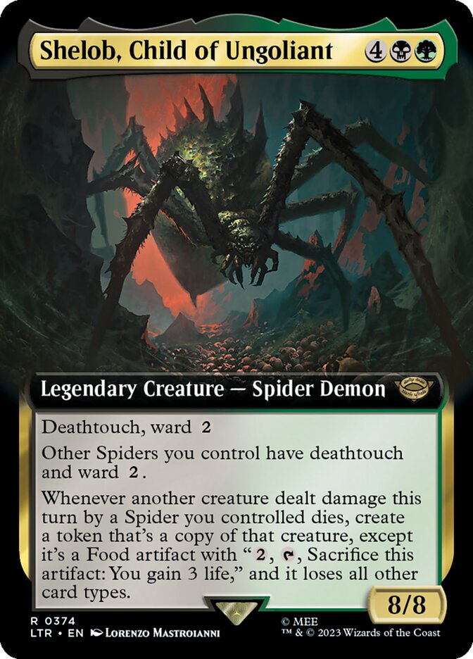 Shelob, Child of Ungoliant (Extended Art) [The Lord of the Rings: Tales of Middle-Earth] | Galaxy Games LLC