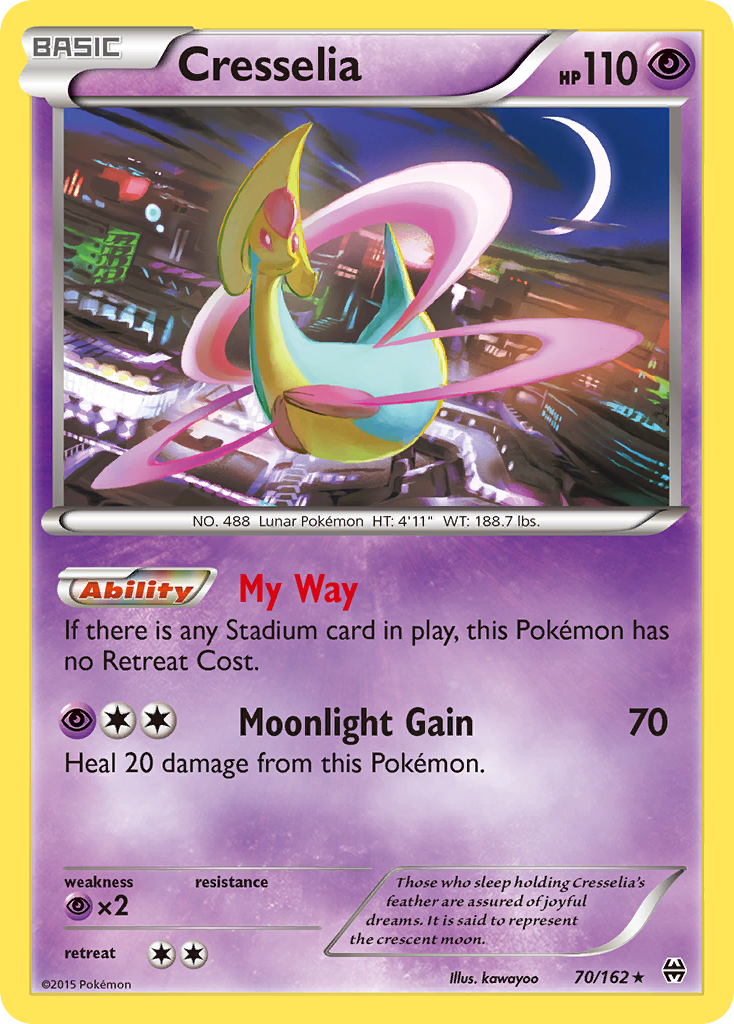 Cresselia (70/162) [XY: BREAKthrough] | Galaxy Games LLC