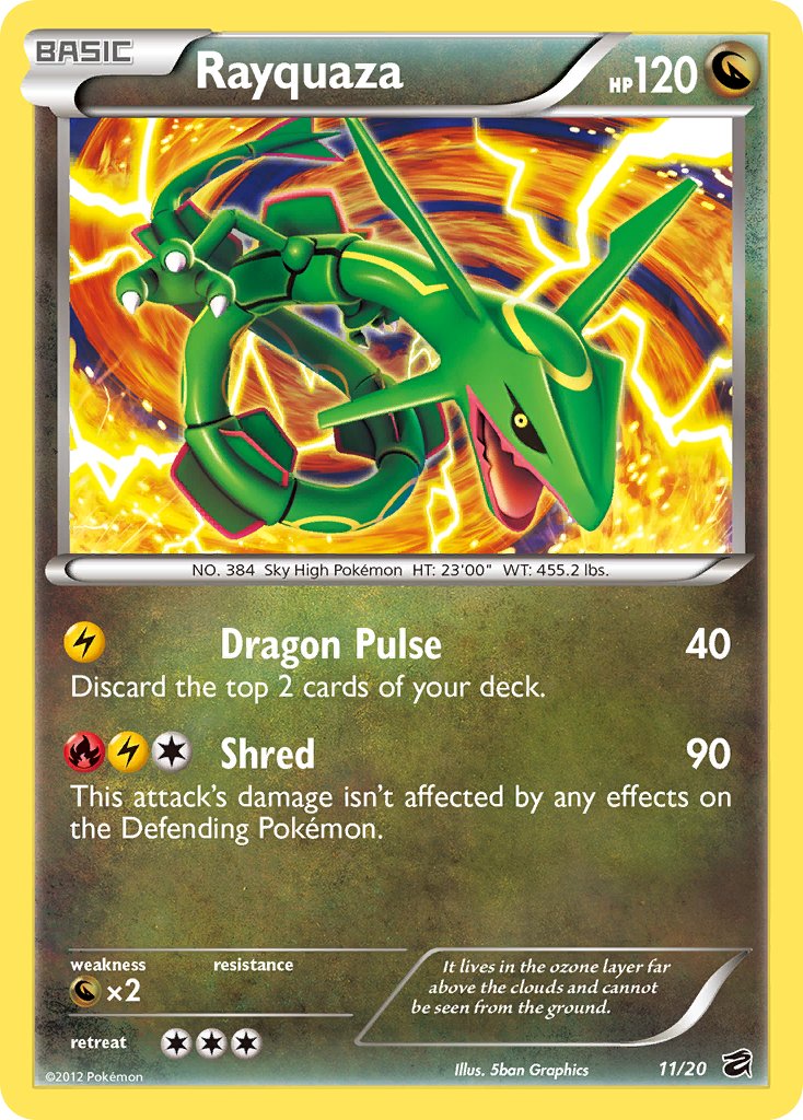 Rayquaza (11/20) (Blister Exclusive) [Black & White: Dragon Vault] | Galaxy Games LLC