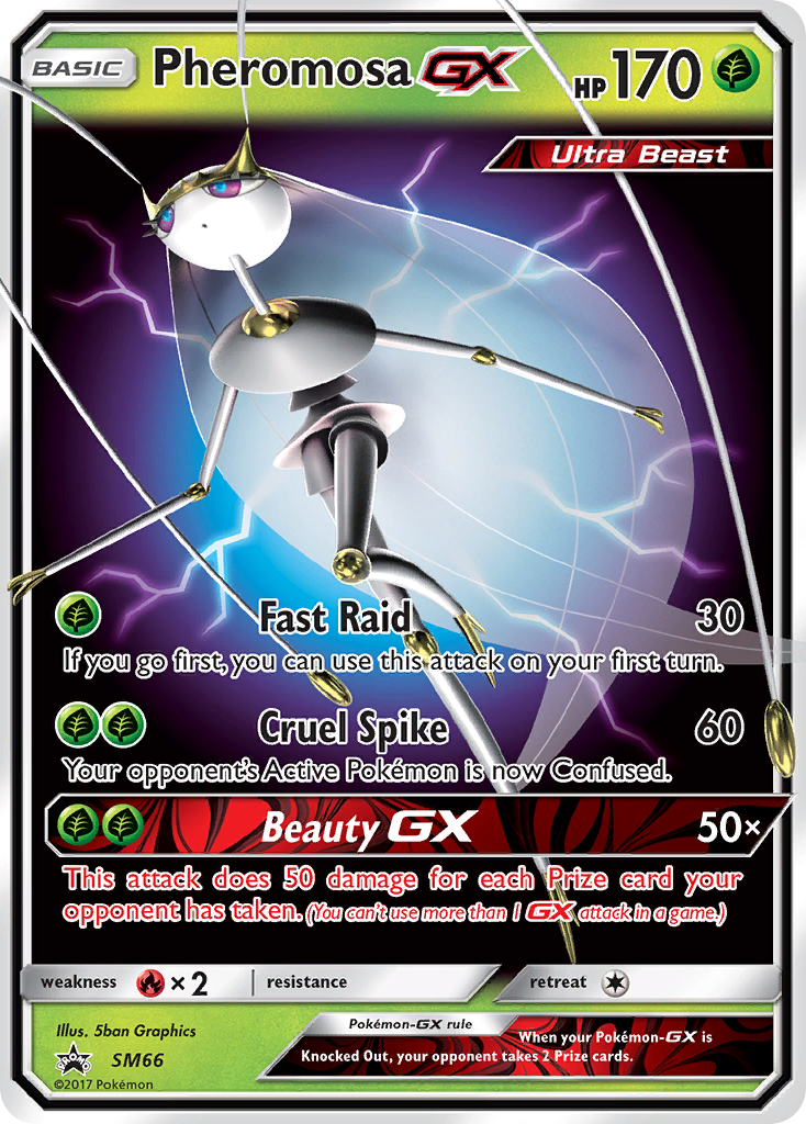 Pheromosa GX (SM66) [Sun & Moon: Black Star Promos] | Galaxy Games LLC