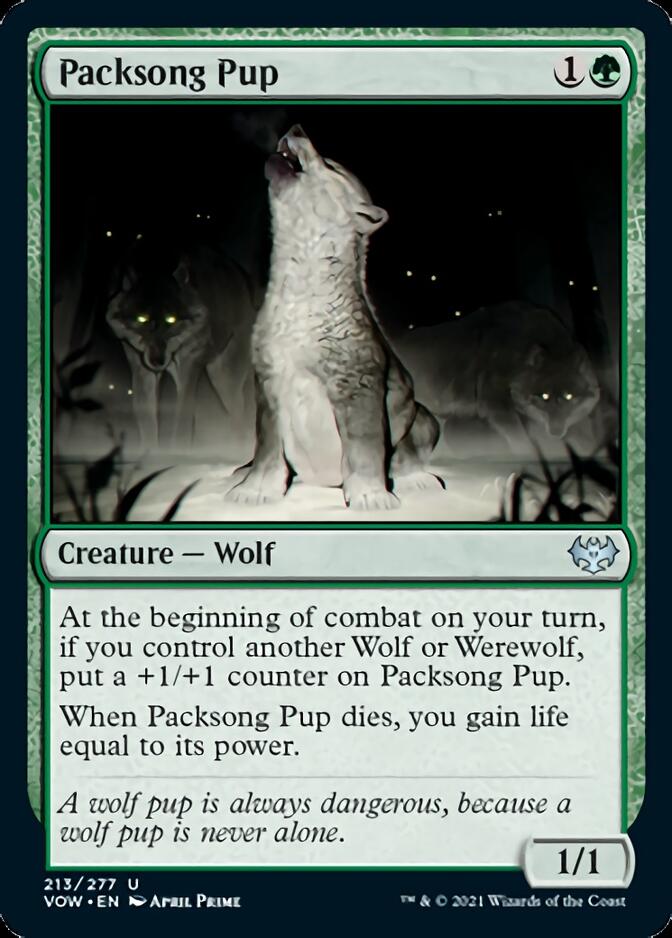 Packsong Pup [Innistrad: Crimson Vow] | Galaxy Games LLC