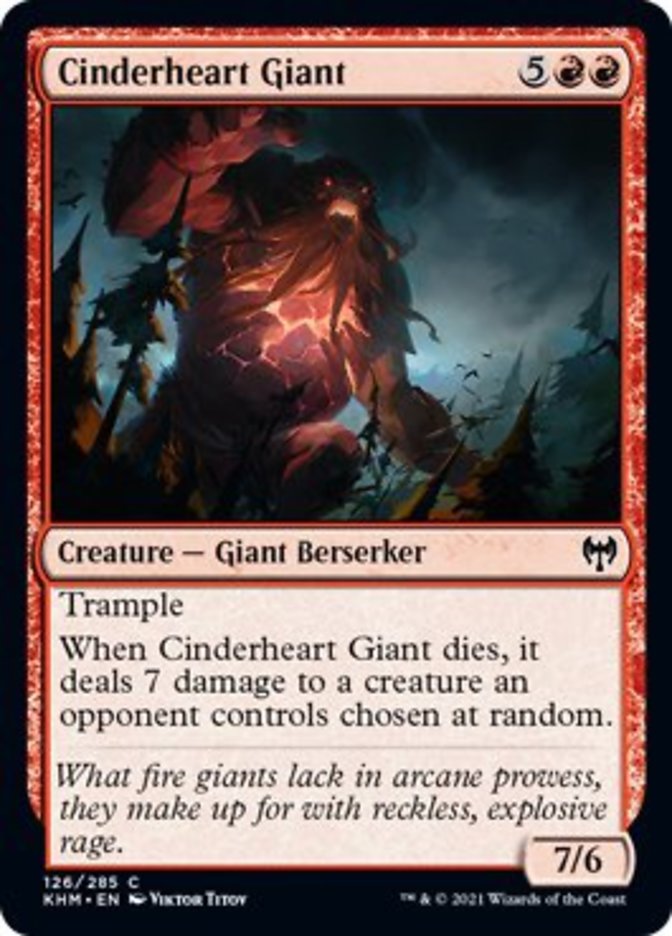 Cinderheart Giant [Kaldheim] | Galaxy Games LLC