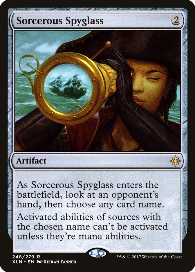 Sorcerous Spyglass [Ixalan] | Galaxy Games LLC