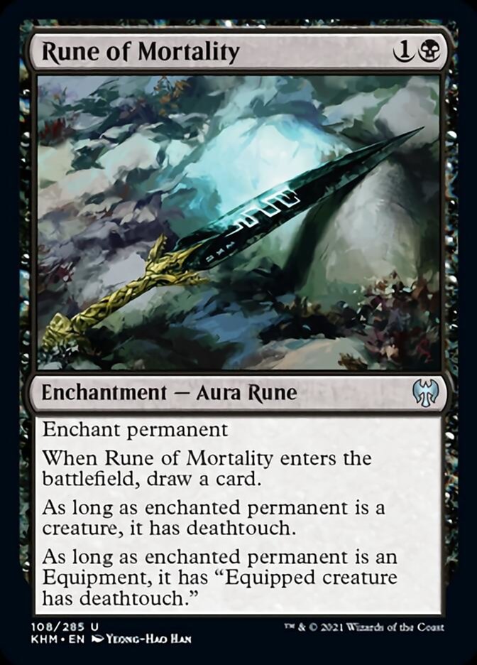 Rune of Mortality [Kaldheim] | Galaxy Games LLC