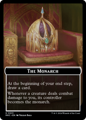 Gold // The Monarch Double-Sided Token [Murders at Karlov Manor Commander Tokens] | Galaxy Games LLC