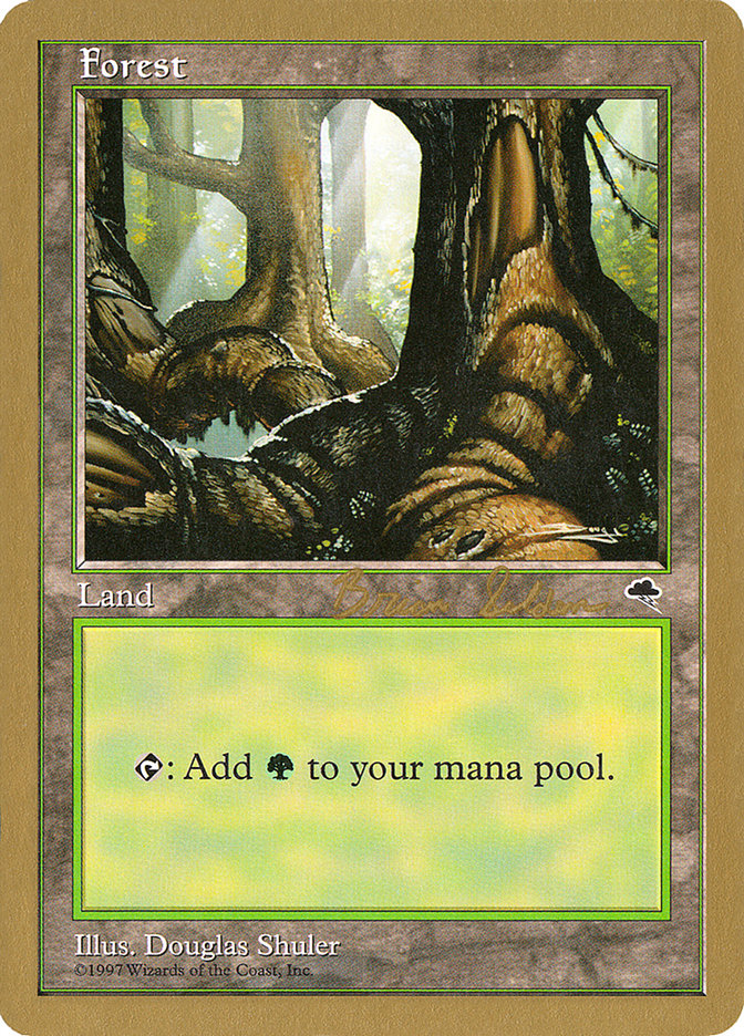 Forest (bs348) (Brian Selden) [World Championship Decks 1998] | Galaxy Games LLC