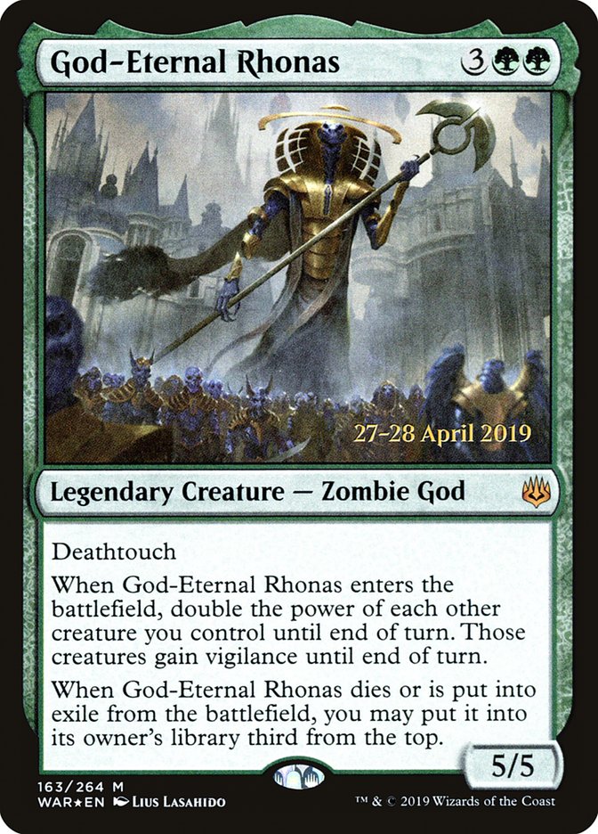 God-Eternal Rhonas [War of the Spark Prerelease Promos] | Galaxy Games LLC