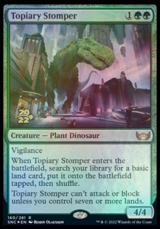 Topiary Stomper [Streets of New Capenna Prerelease Promos] | Galaxy Games LLC