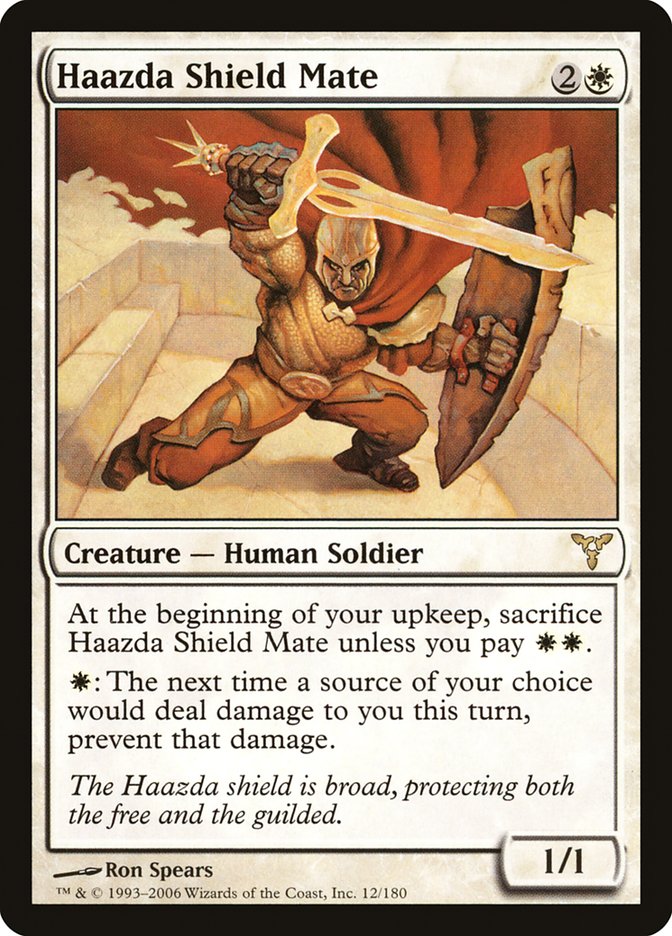 Haazda Shield Mate [Dissension] | Galaxy Games LLC