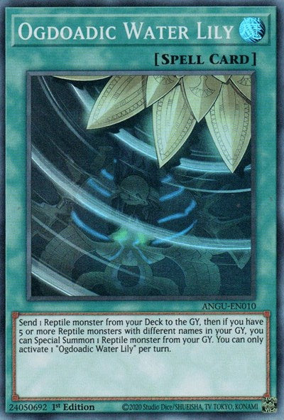 Ogdoadic Water Lily (Super Rare) [ANGU-EN010] Super Rare | Galaxy Games LLC