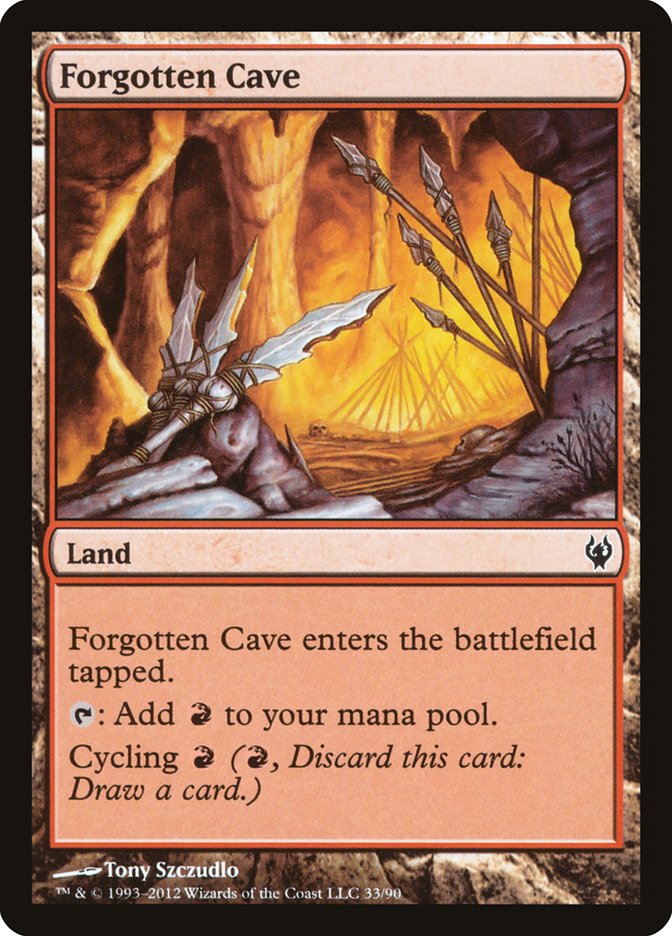 Forgotten Cave [Duel Decks: Izzet vs. Golgari] | Galaxy Games LLC