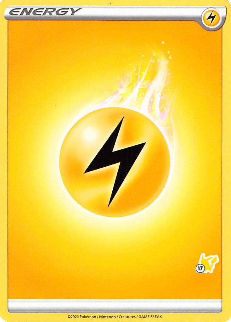 Lightning Energy (Pikachu Stamp #17) [Battle Academy 2022] | Galaxy Games LLC