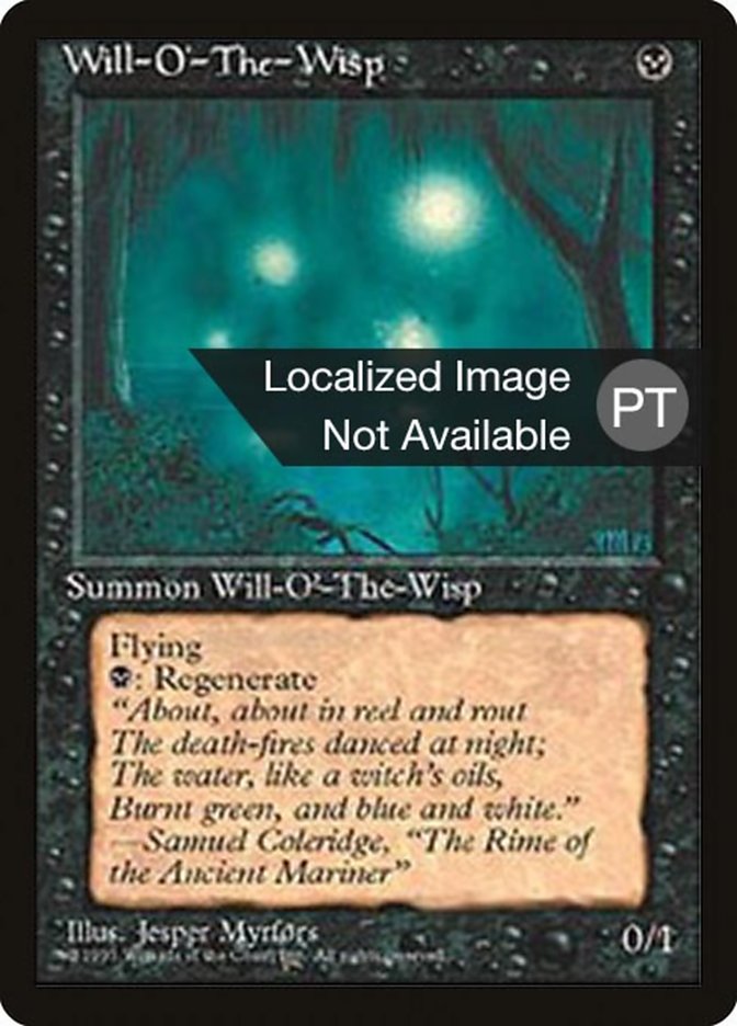 Will-o'-the-Wisp [Fourth Edition (Foreign Black Border)] | Galaxy Games LLC