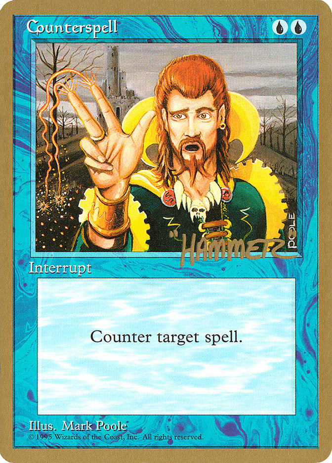 Counterspell (Shawn "Hammer" Regnier) [Pro Tour Collector Set] | Galaxy Games LLC